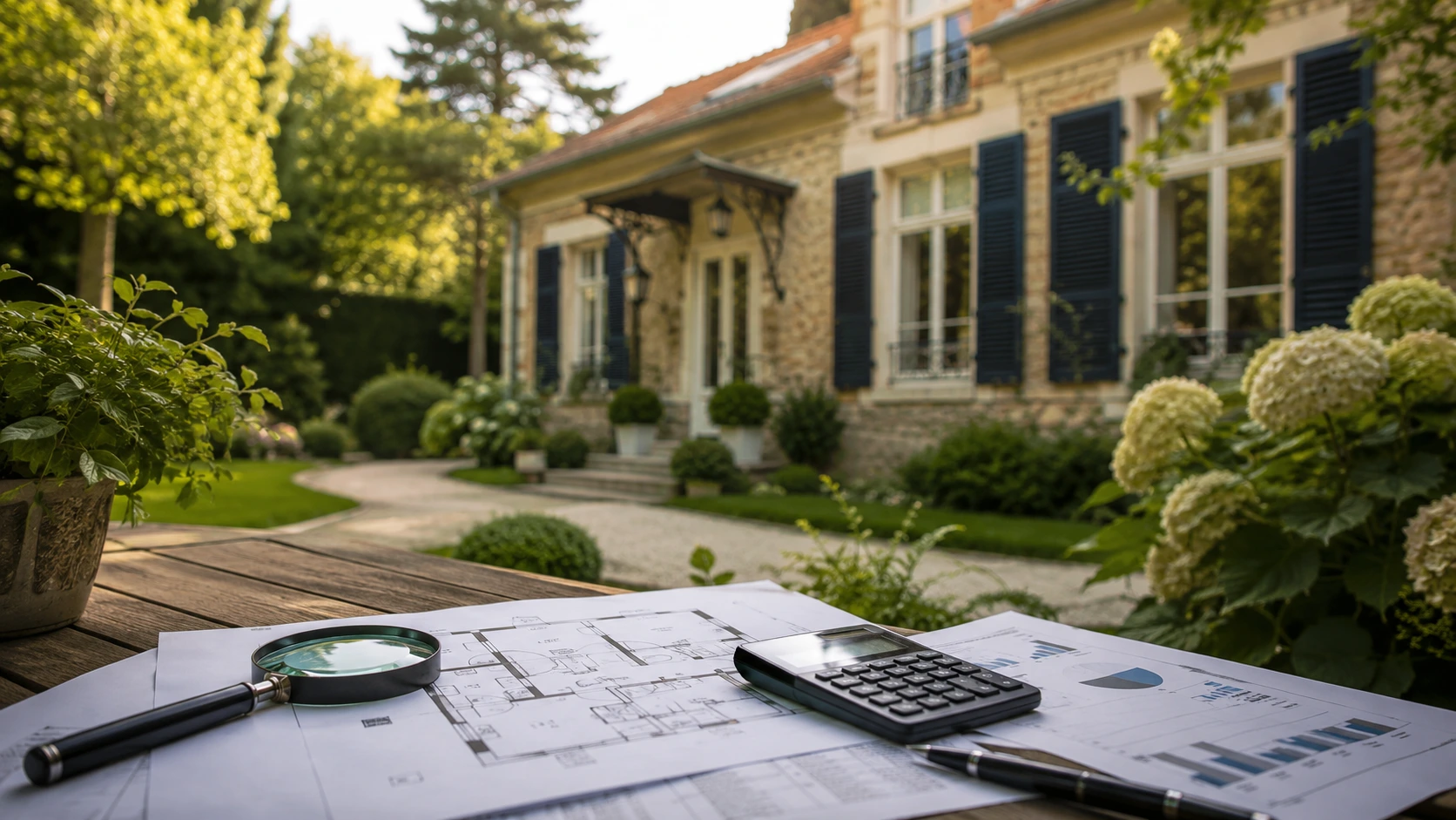 Estimation d'une maison à Jouy-en-Josas avec loupe et graphiques de prix au m²